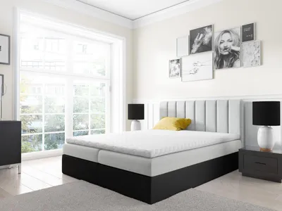 Obrázek produktu pro Boxspringbett Doppelbett Bett mit Bettkasten Ehebett Betten 180cm Polsterbett