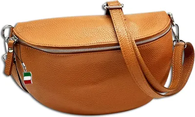 Image de Florence Sac en cuir Sac banane marron clair OTF825C