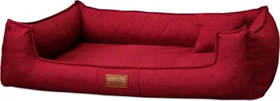 Produktbild von tierlando® Orthopädisches Hundebett GOOFY Couture >> inkl. Matratzenschoner << - Größe: 130x100cm | Farbe: 04 Dunkelrot