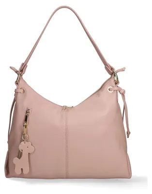 Produktbild von Umwandelbare Schultertasche in Rucksack, Damenmodell, aus Leder, hergestellt in Italien