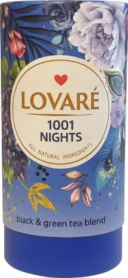 Produktbild von Lovare 1001 Night 80 g Mischung schwarzem+ grünem Tee 80 g