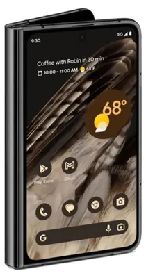 Obrázok produktu pre Google Pixel Fold, 19,3 cm (7,6"), 2208 x 1840 pixelov, 12 GB, 256 GB, 48 MP, čierna