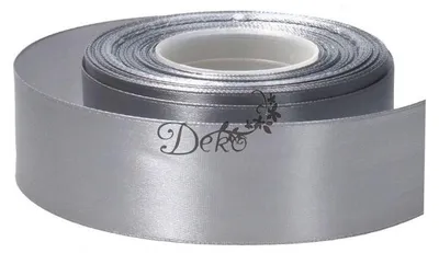 Obrázok produktu pre Saténová stuha 38 mm/32 m - strieborná