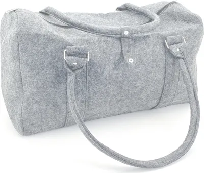 Produktbild von heimtexland ® Weekender Reisetasche Trend Tasche Filz Bag 50x30 Sporttasche Typ770 Hellgrau