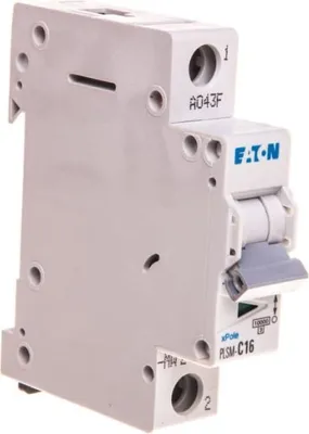 Produktbild von Leistungsschalter 1P C 16A 10kA AC PLSM-C16-MW 242206