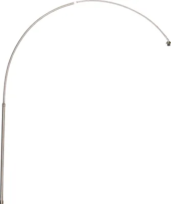 Produktbild von QAZQA - stahl I nickel mattbogen für XXL-Bogenlampe ohne Fuß - Stahl Länglich - LED geeignet