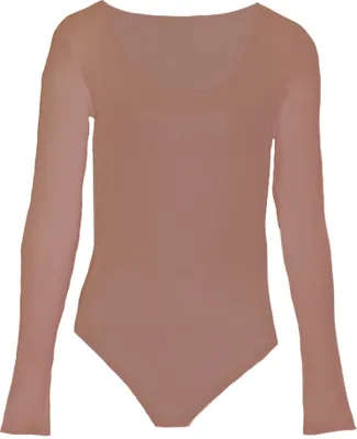 Produktbild von Brave Soul - Bodysuit Niedrig geschnitten für Damen Langärmlig 1321 (XS) (Blaugrün)