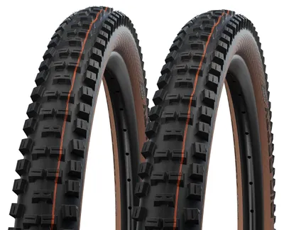 Produktbild von 2x Schwalbe Big Betty 62-622 schwarz / bronze Super Gravity TL-Easy E50 29x2.40
