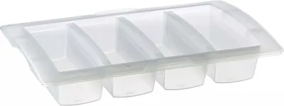 Image de Récipients GN ARAVEN avec couvercle 1/1, PP, profondeur : 100 mm, capacité : 8 L, 4 compartiments