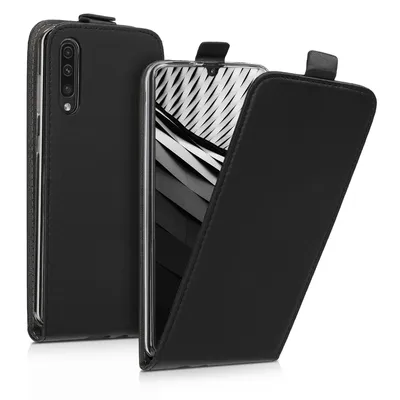 Produktbild von kwmobile Schutzhülle kompatibel mit Samsung Galaxy A50 - Hülle Handy - Flip Case Handyhülle Schwarz