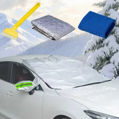 Produktbild von Faltbare Windschutzscheibenabdeckung mit Magneten für Autos