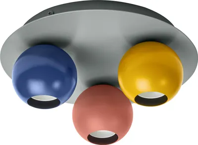 Produktbild von OSRAM Decor Bubble dekorative Deckenleuchte, 3-flammig mit E27 Fassung, 250mm, IP20, Metall, Multicolor