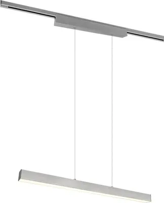 Obrázek produktu pro TRIO-Leuchten závěsné svítidlo DUOLINE WHT 90x180x5 cm šedá Závěsné svítidlo