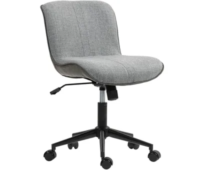Produktbild von Armloser Bürostuhl, gepolstert, Höhenverstellbar, drehbar, Rollbar Esszimmerstuhl
