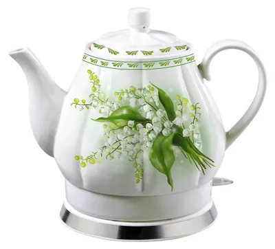 Obrázek produktu pro Elektrická konvice z porcelánu, objem 1,7 litru, výkon 1500-1600 W