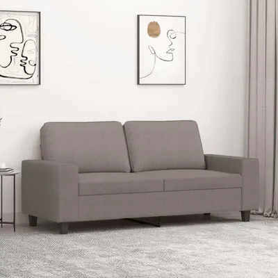 Obrázek produktu pro Maison Exclusive – Dvoumístná pohovka, barva taupe, rozměry 140 cm, potahová látka