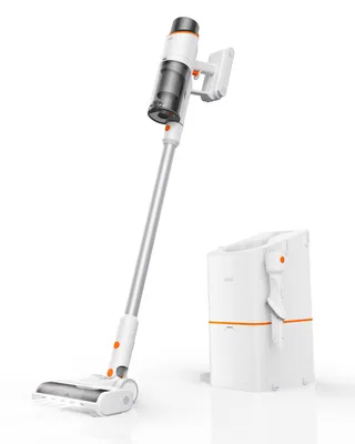 Produktbild von Odkurzacz akumulatorowy JONR VC10 Pro, stacja automatycznego zbierania kurzu 3 w 1, odkurzacz ręczny 27 kPa, 5-stopniowy filtr HEPA, do 60 min pracy na wszystkich powierzchniach