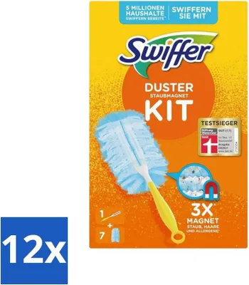Produktbild von 12-tegenstofdoekkit - 1 Handgriff & 7 Staubtücher - Staubsauger für Möbel - Staubsauger für Auto - Staubentferner