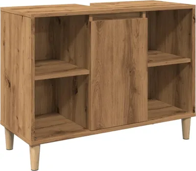 Obrázek produktu pro vidaXL Koupelnová skříňka hnědá artisan dub 80x33x60 cm materiál na bázi dřeva