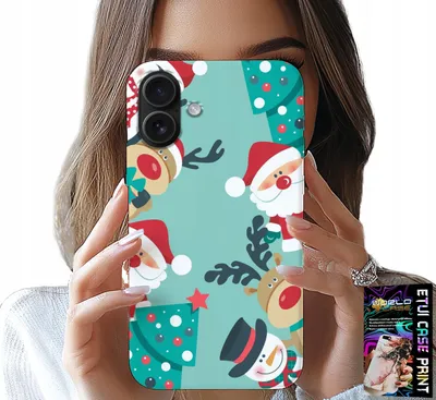 Produktbild von Etui Do Iphone 17 - Mikołaj, Renifer Bałwan Świąteczne Wzory