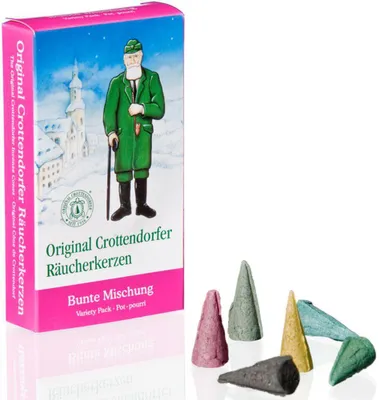 Produktbild von Crottendorfer Räucherkerzen - Santali Pfeffer-Zitrus von Crottendorfer
