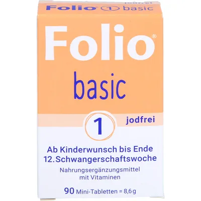 Produktbild von Folio 1 basic jodfrei, 90 St FTA