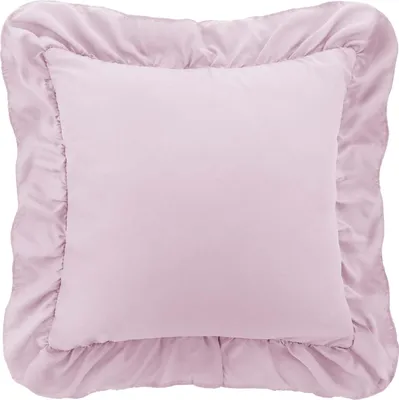 Zdjęcie produktu dla Poszewka dekoracyjna 40x40 cm Ruffy w kolorze puder z falbanką