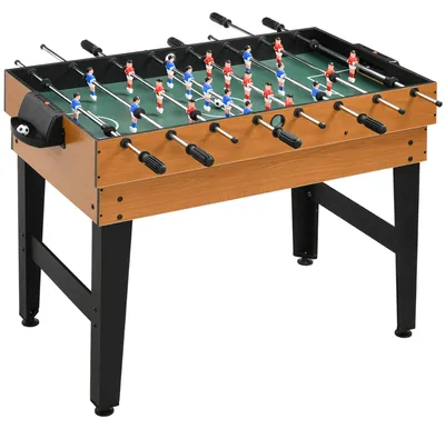 Obrázek produktu pro Herní stůl 4 v 1 | Barva: Hnědá a černá | Rozměry: 61 x 107 x 84,5 cm