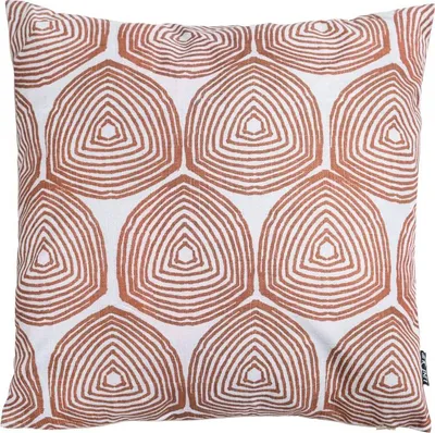 Produktbild von Outdoor Kissen abstract rot braun 45x45 cm