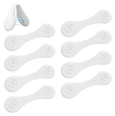 Obrázek produktu pro Silikonové magnetické spony na závěs do sprchy, 8 kusů