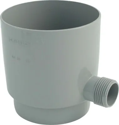 Produktbild von Marley Regensammler NW 75 mm, mit Überlaufstop, grau