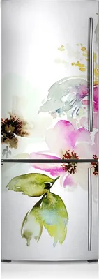 Produktbild von Aufkleber Kühlschrankmagnete Dekoration Kühlschrankfolie 60x180 cm - Blumenstraußblumen