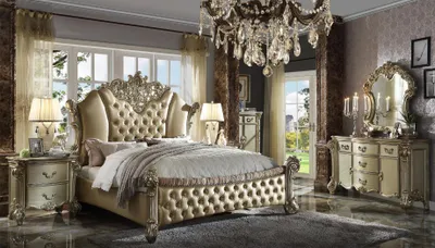 Immagine prodotto di Mobili 5 pezzi letto + 2x comodino + cassettiera + specchio camera da letto