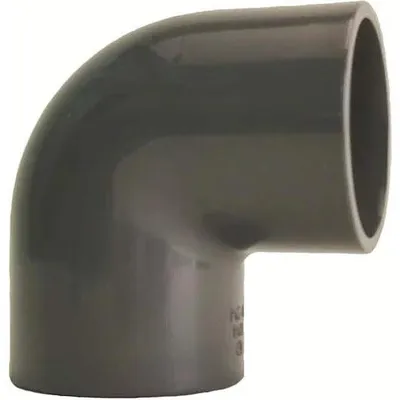 Imagen del producto de Georg Fischer: Codo de 90°, PVC-U, diámetro 63, 1 unidad.
