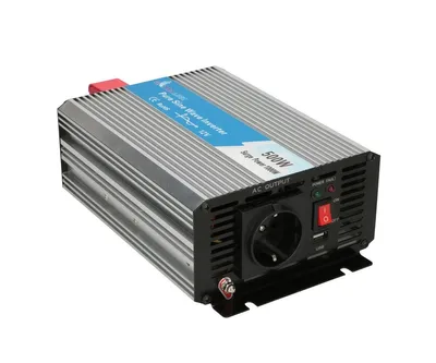Imagen del producto de Extralink OPIP-500W | Convertidor de voltaje | Adaptador para coche, 12V, 500W, onda sinusoidal pura