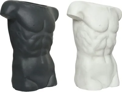 Produktbild von Gilde Fiberglas Pflanzgefäß Torso "Mann" VE 2 so 99360