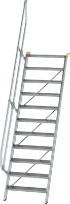 Produktbild von MUNK Treppe 60° inkl. einen Handlauf, 800mm Stufenbreite, 11 Stufen