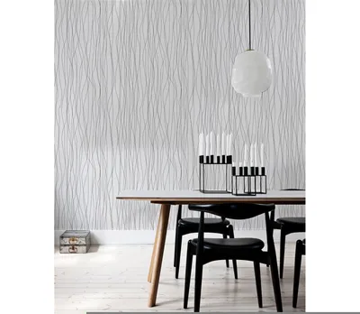 Produktbild von Coloray Fototapete 250x250 cm An Einer Wand Latex Latextapete - Chaotische Linien minimalistisch