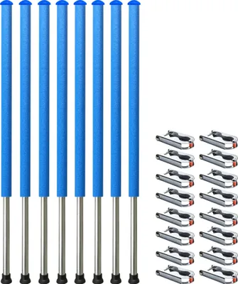 Produktbild von AWM Trampolin Sicherheitsnetz - Stangen 233 cm Pfosten Netzpfosten Netzstangen 244 305 366 400 430 460 cm Ersatzstangen -Set (8x)
