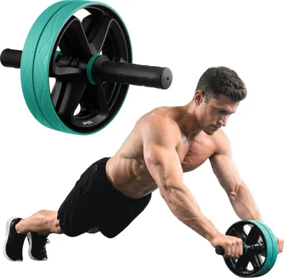 Produktbild von Gymtek® Ab Roller, Bauchtrainer, Ab Wheel - Rutschfesten Griffen - Ab-Roller für Workout, Home Gym, Fitness, Pilates - Fitnessgeräte Zuhause