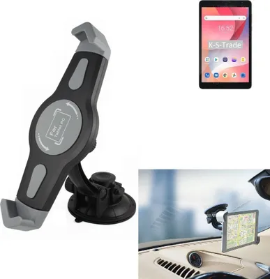 Produktbild von K-S-Trade Scheiben-Halterung für Tablets kompatibel mit Blackview Tab 6 KFZ Tablet Saugnapf Auto Halterung Windschutzscheibe Holder Halter