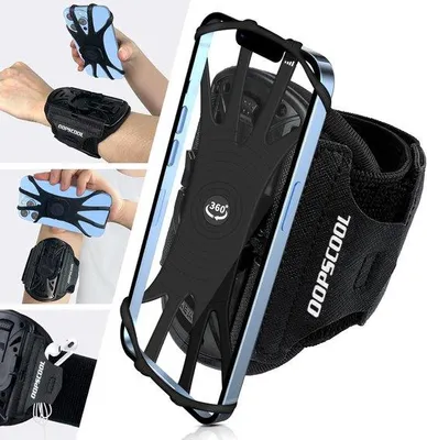 Obrázek produktu pro Sportovní náramek na mobilní telefon, běh, turistika, černý