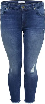 Produktbild von ONLY CARMAKOMA Damen Stretch Skinny Jeans Große Größen Plus Size Übergröße Denim Hose Größe: 54