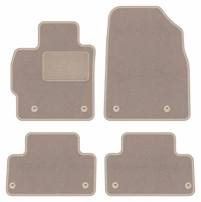 Immagine prodotto di Tappetini in moquette per Mazda CX-7 2006-2009 (SUV) – set 4 pezzi, beige, su misura – Wielganizator LUX