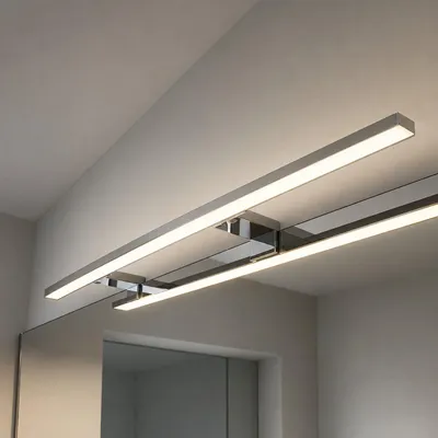 Zdjęcie produktu dla Aluminiowa lampa lustrzana LED 2w1 IP44 - 13W ciepła biel