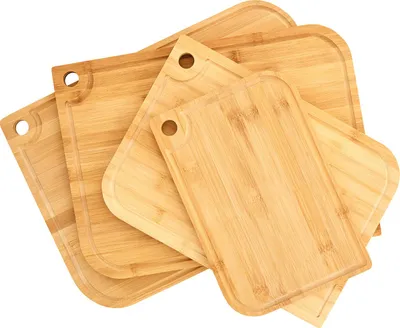 Produktbild von Batvik Bambus-Schneidebrett 33 x 1,5 x 23 cm (BxHxT) Saftrille, Variante:XL
