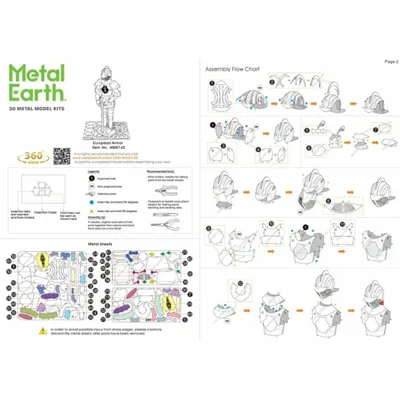 Produktbild von Metal Earth Knight, Bausatz, Metall