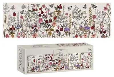 Obrázok produktu pre Interdruk panoramatické puzzle 1000 dielikov kvet 1
