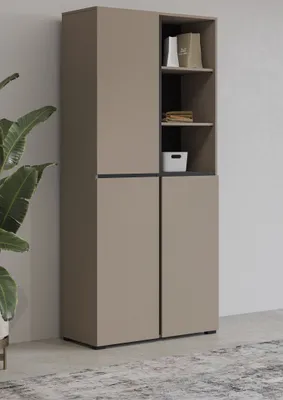 Obrázek produktu pro Policová skříň 79 cm GLENROSE - congo / černá