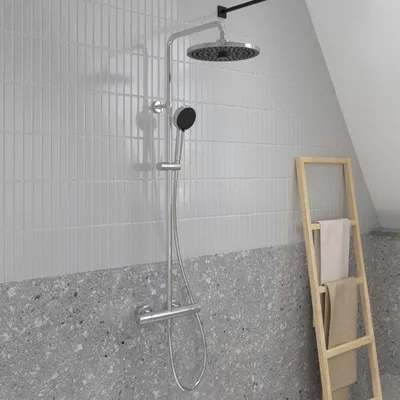 Produktbild von Ideal Standard Lastani Duschsystem mit Brausethermostat Aufputz